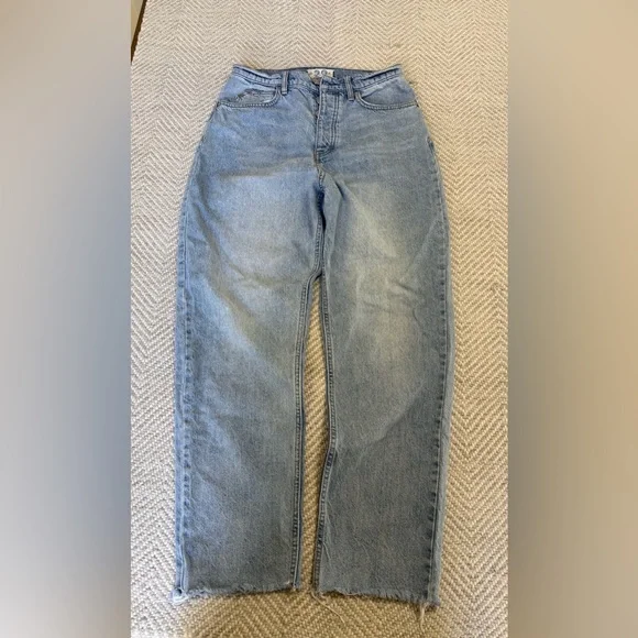 We The Free High Rise Light Blue Jeans - Picture 2 of 9